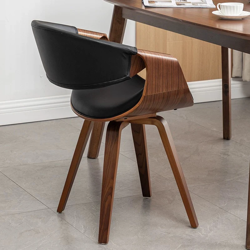 Furniture,Solid Wood Stool,Creative Dining Chair,Rotating Armchair,Backrest Living Room Chair,Bedroom Makeup Stool,Leisure Seat