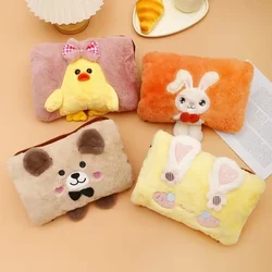19X27CM Explosion-proof Cartoon Hot Water Bag Rechargeable Office Home Water Injection Warm Baby Detachable and Washable Plush