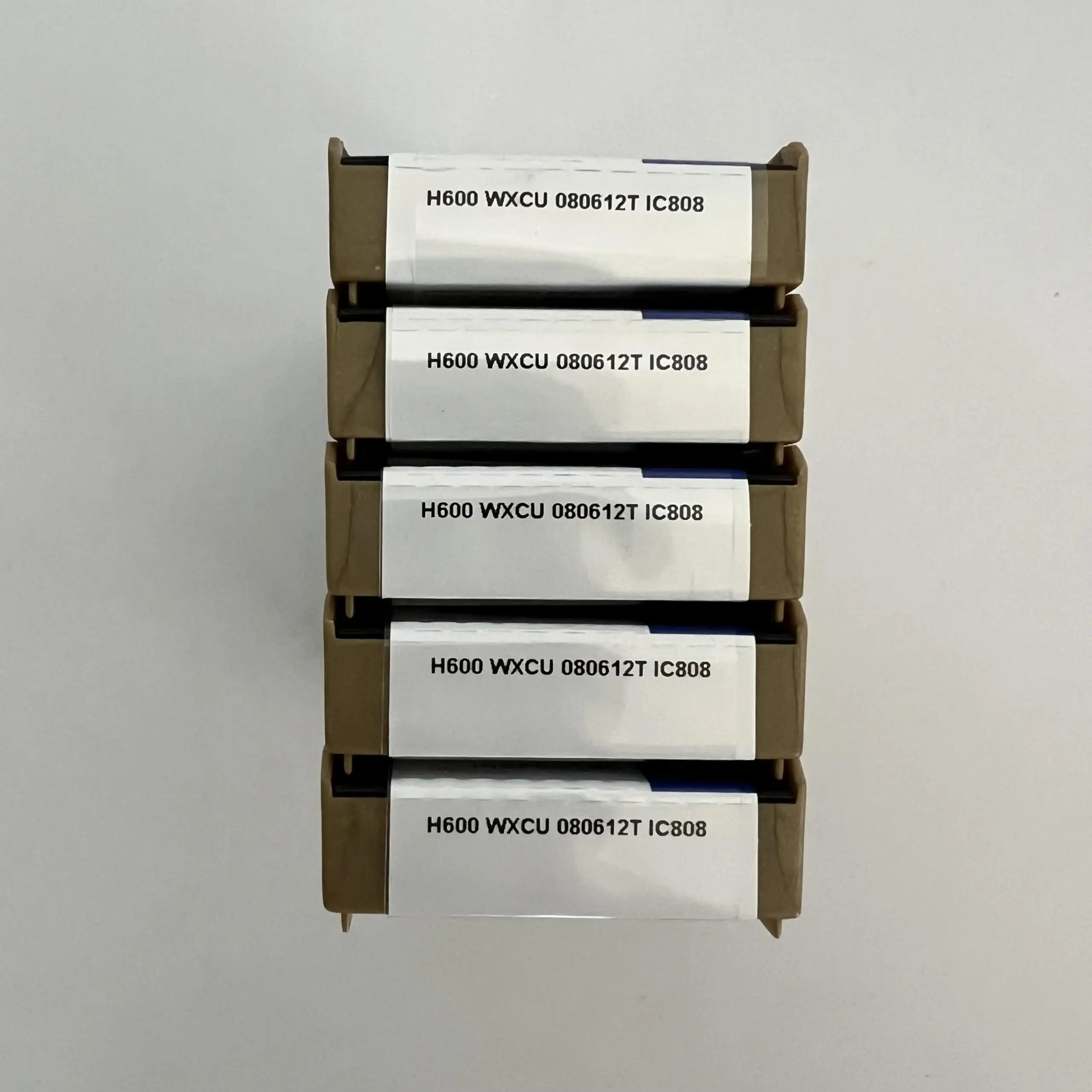 Original blade H600WXCU080612T IC808 /Carbide CNC Blade 10 Pieces