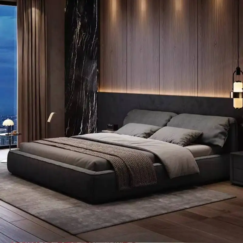

Couples Highly Effective Bed Decoration Kingsize Children Bedrooms Bed Household Solid Boneless Lit 2 Personnes Furniture Home