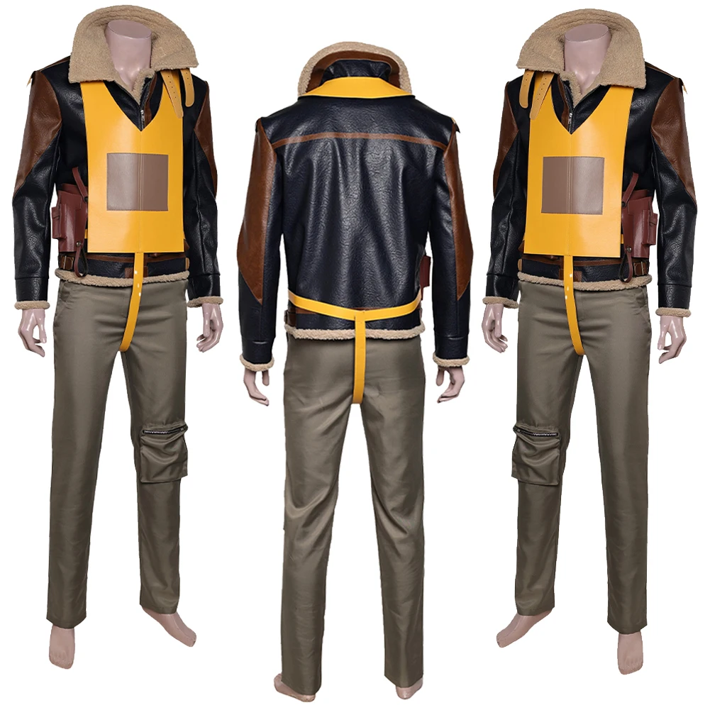 Men Major Gale Cosplay Fantasy Vest Outfit 2024 Movie Masters Cos Air Disguise Costume Boy Men Role Play Halloween Party  Suit