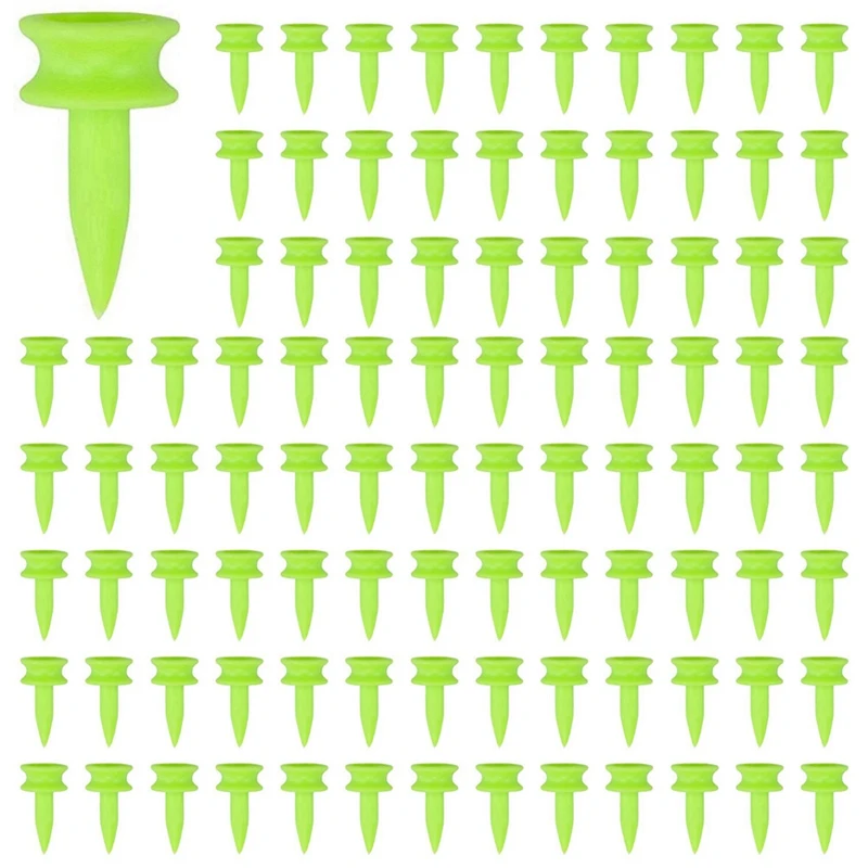 

Step Down Golf Tees 0.86 Inch 500 Count Plastic Golf Castle Small Tees(Green)