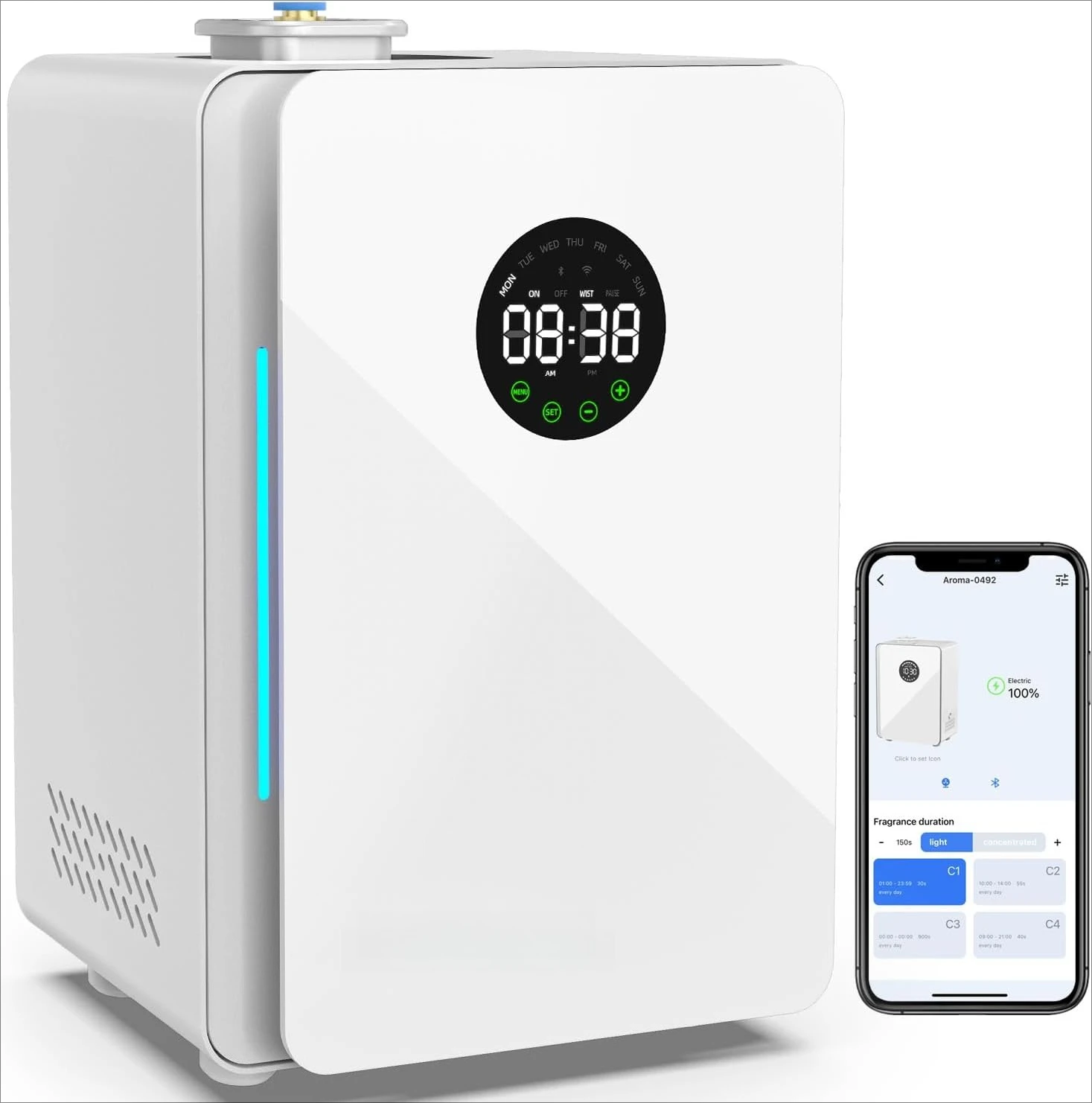 2026 New Upgrade Hotel Scent Diffuser With Power Cold Air Technology, HVAC Scent Diffuser Cover Up To 3000 Sq.