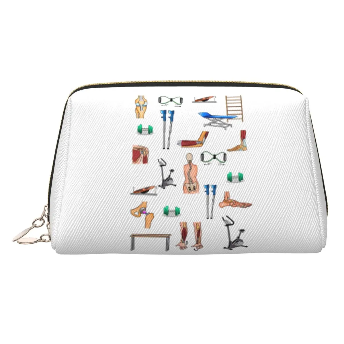 

Physiotherapy ISHA Women Cosmetic Bags Travel Makeup Organizer Pouch Toiletry Storage Dopp Kit Case