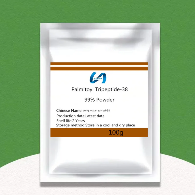 High quality Palmitoyl Tripeptide-38 Powder，Anti Aging and Wrinkle Removing, Cosmetics Raw，hot sell