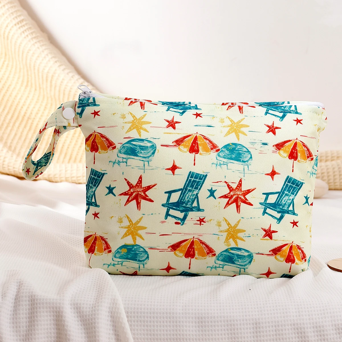 칸고베이비 # 나의 부드러운 삶 #   새로운 빨 수있는 재사용 가능한 아기 젖은 가방 간편한 운반 다기능 여행 가방 크기 17x25cm