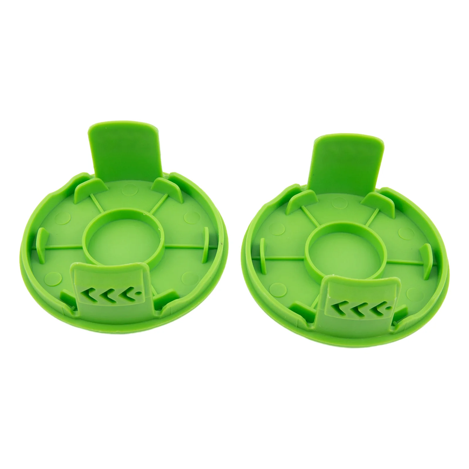 Convenient 2 Piece Trimmer Spool Cap Set for Greenworks 065 Grass Cutter Easy Snap in Design Compatible with Multiple Models