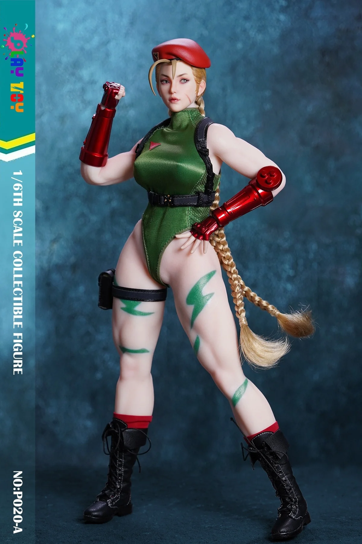 

PLAY TOY P020A 1/6 Fighter Girl Cammy Muscle Strong Action Figure