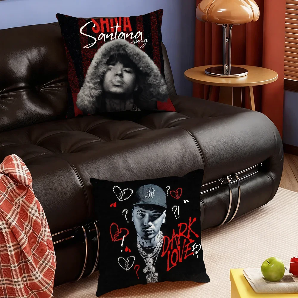 Italian Rapper S-Shiva cushion cover Soft Smooth Pillow Case Hidden Zipper Washable Decorative Couch Office Gift