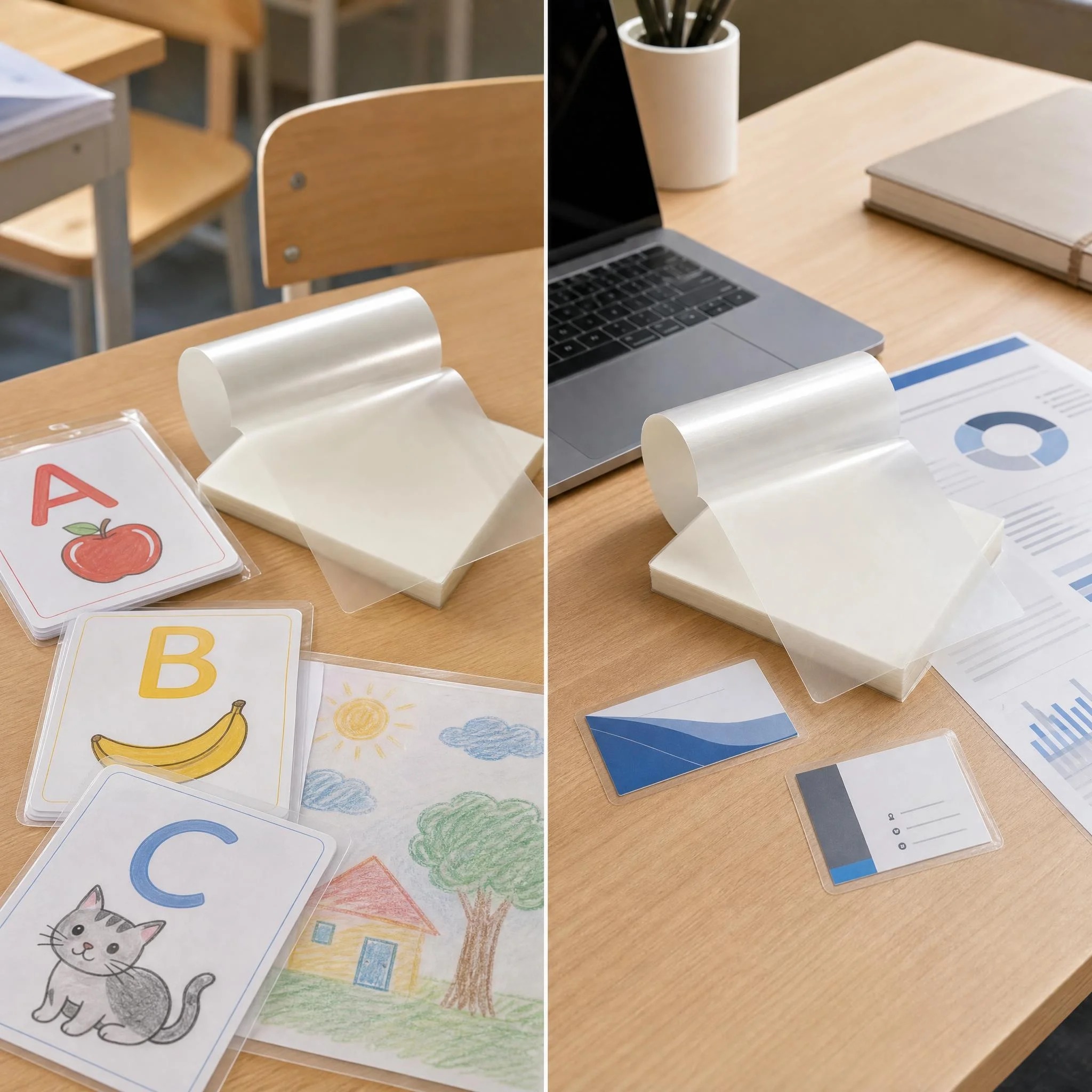 100 Sheets Laminating Sheets for 4R Size Photo, 5 Mil 11X16Cm Thermal Laminating Pouches for Laminator, Clear, Office and Home
