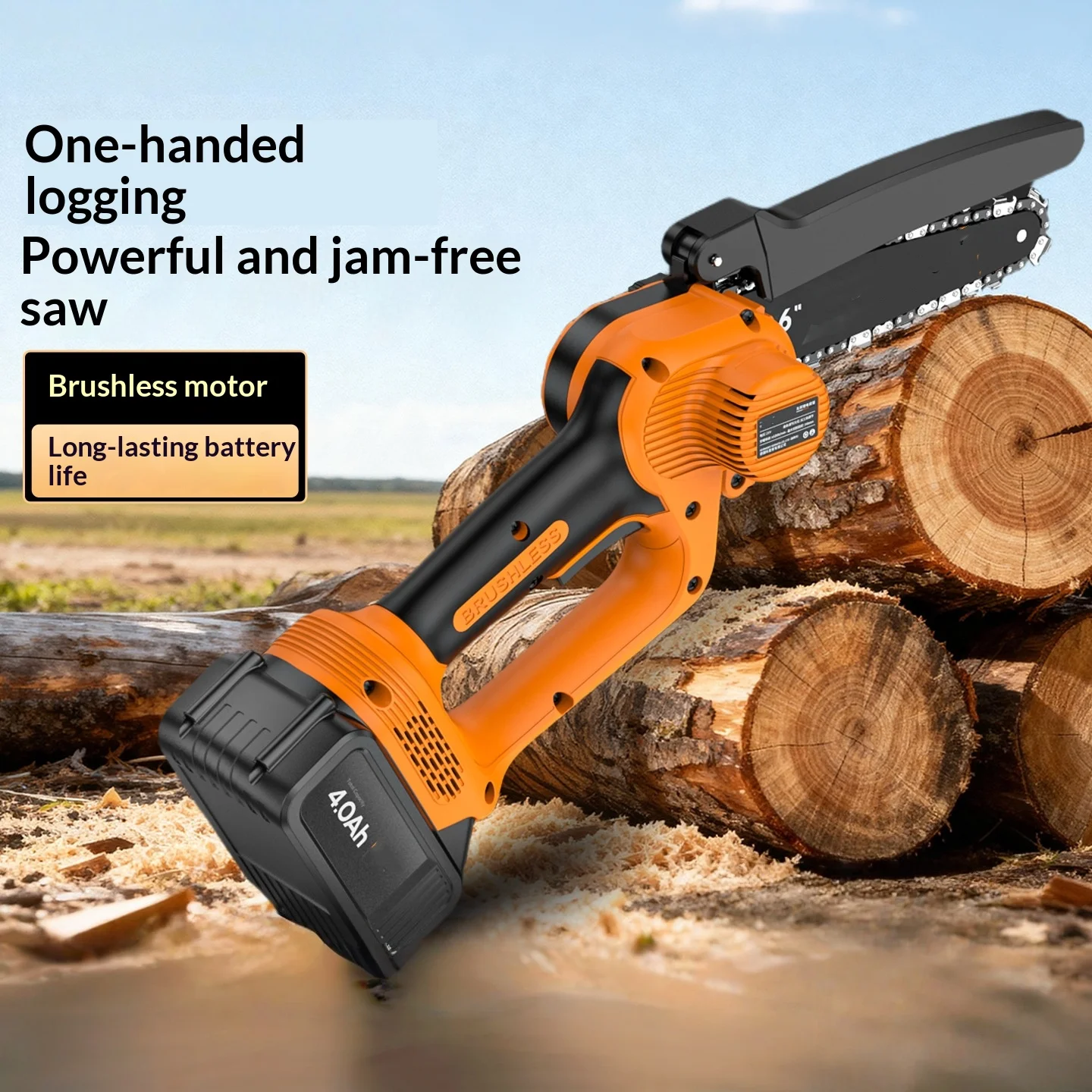 6 Inch 8 Inch Electric Saw Motosierra Electrica Batería 전기톱 Piła Łancuchowa Akumulatorowa Pila Lańcuchowa Akumulatorowa 전동톱 충전톱