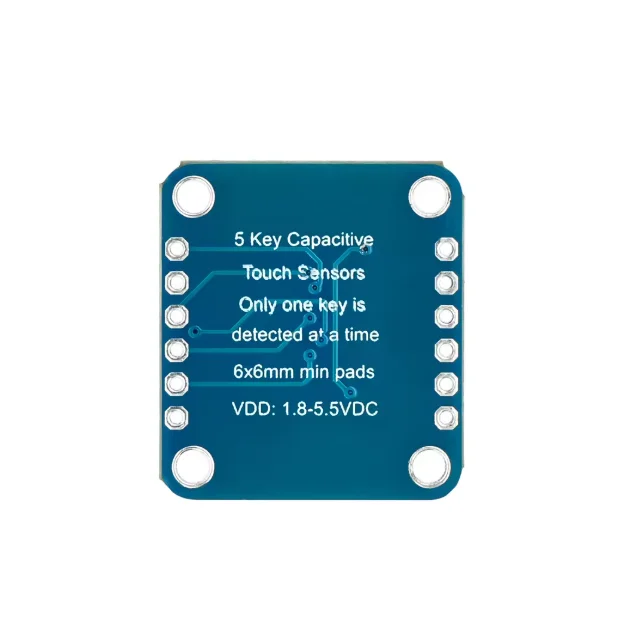 AT42QT1070 5-Pad capacitive screen touch sensor module
