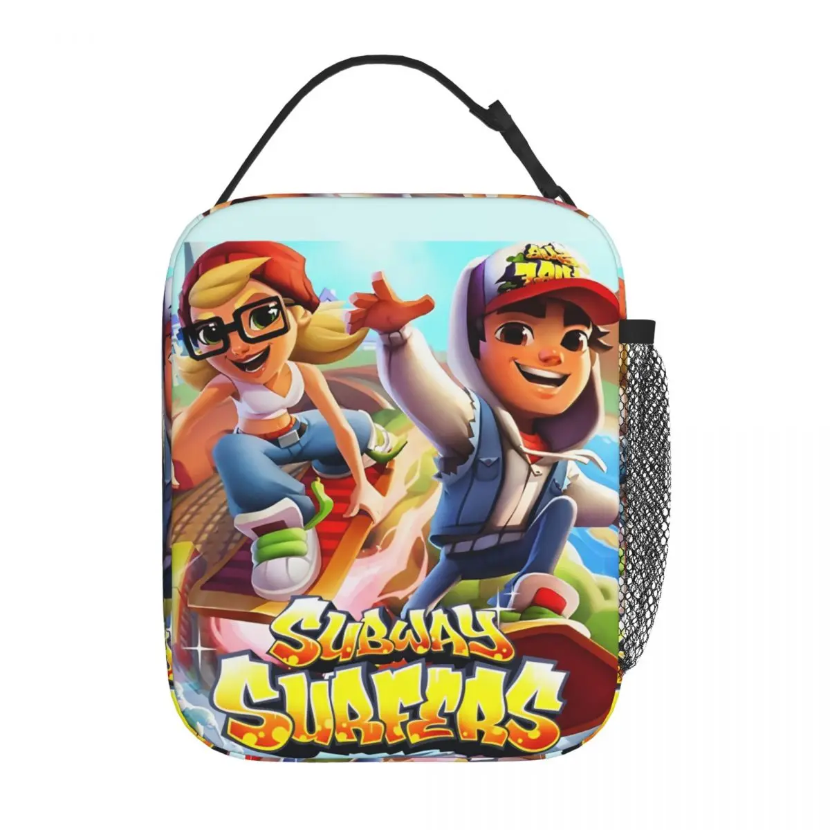 

Subway Surfers Insulated Lunch Bag High Capacity Lunch Container Thermal Bag Lunch Box Tote Work Picnic Girl Boy