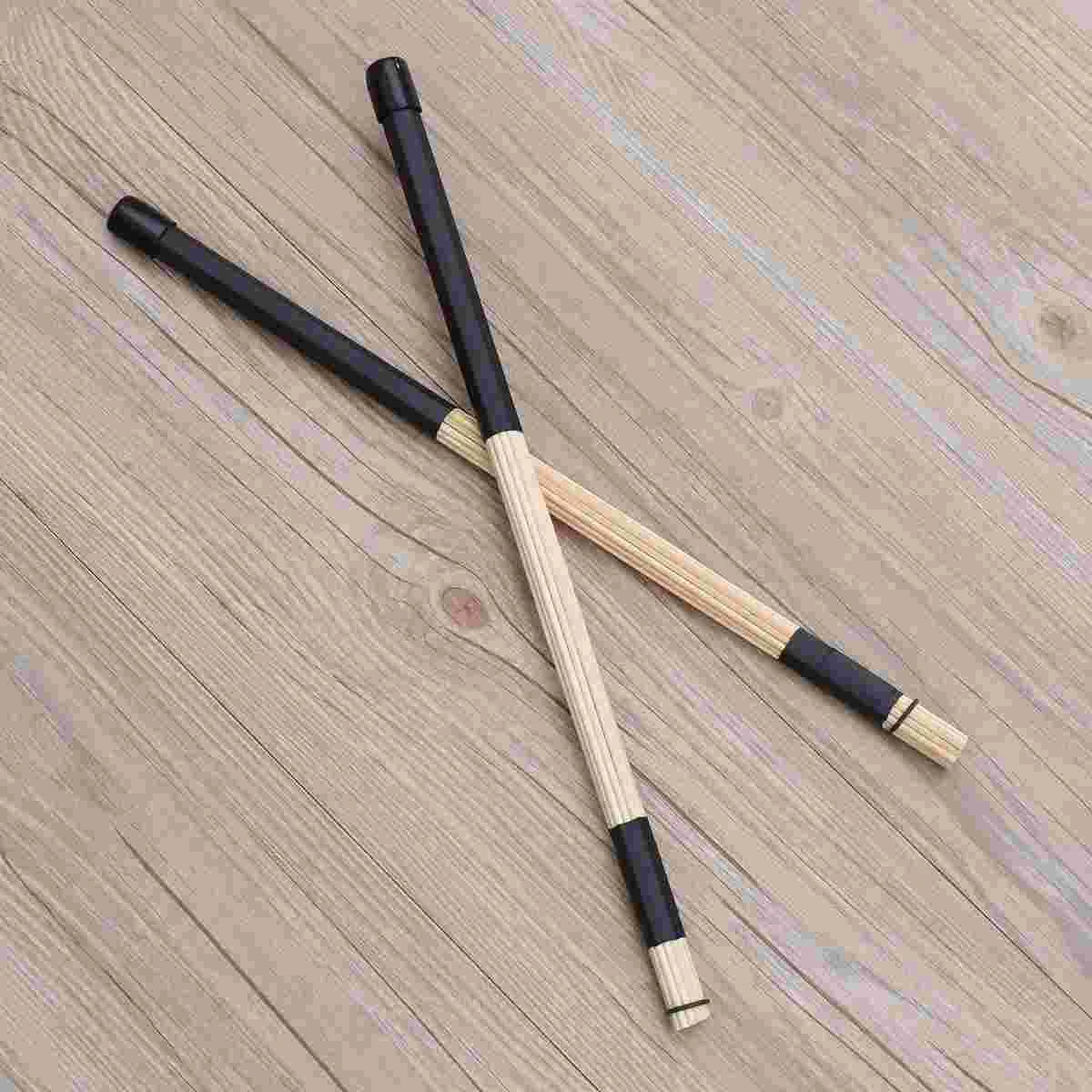 

Sticks Drum Rods Drumstick for Musical Drumsticks Wood Bamboo Jazz Brush Natural Child