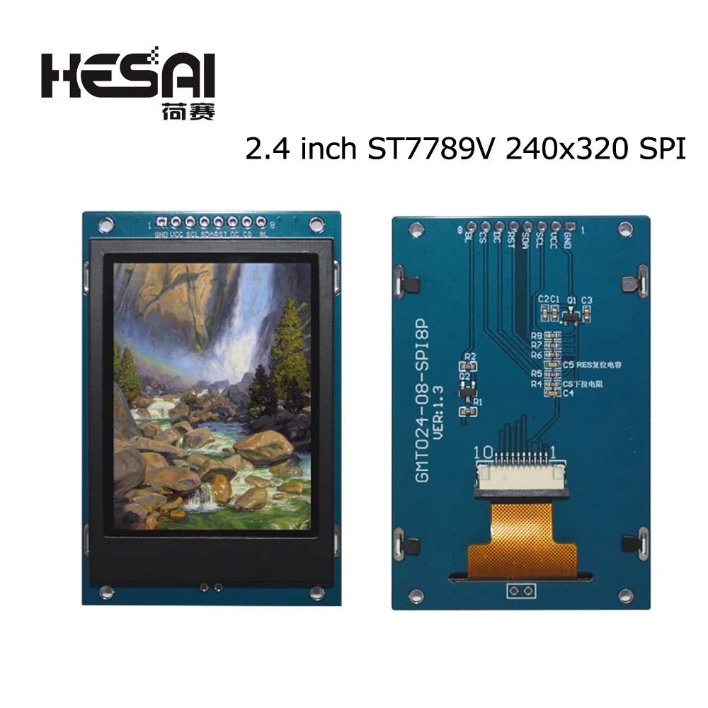 

2.4 inch IPS LCD Module 240x320 Interface SPI Drives ST7789V Full Color For Arduino