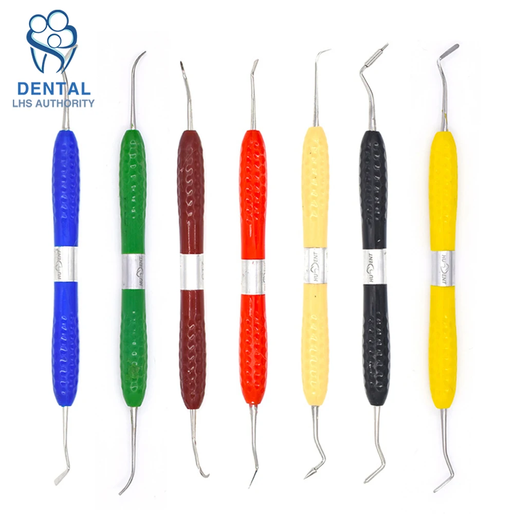 Dental Resin Filler Aesthetic Restoration Tools Silicone Handle For Resin Knife Plastic Dresser Dentistry Tool Instrumen