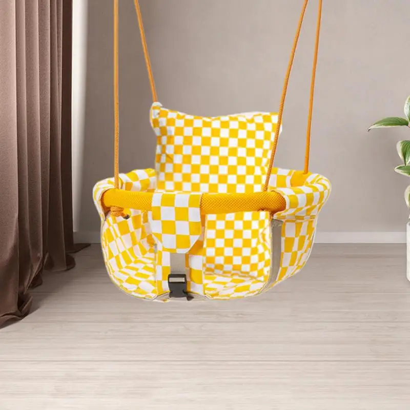 Divertido asiento de columpio para juegos caseros y exteriores para niños, juego de columpio para niños pequeños, columpio para patio trasero, accesorios para niños