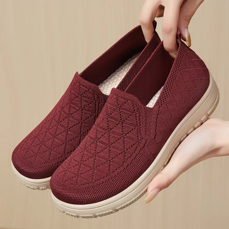 

Women's Spring New Shoes One Step Stepping Cloth Shoe Shallow Mouth Flat Shoe Soft soled Comfortable and Versatile Women's Shoes