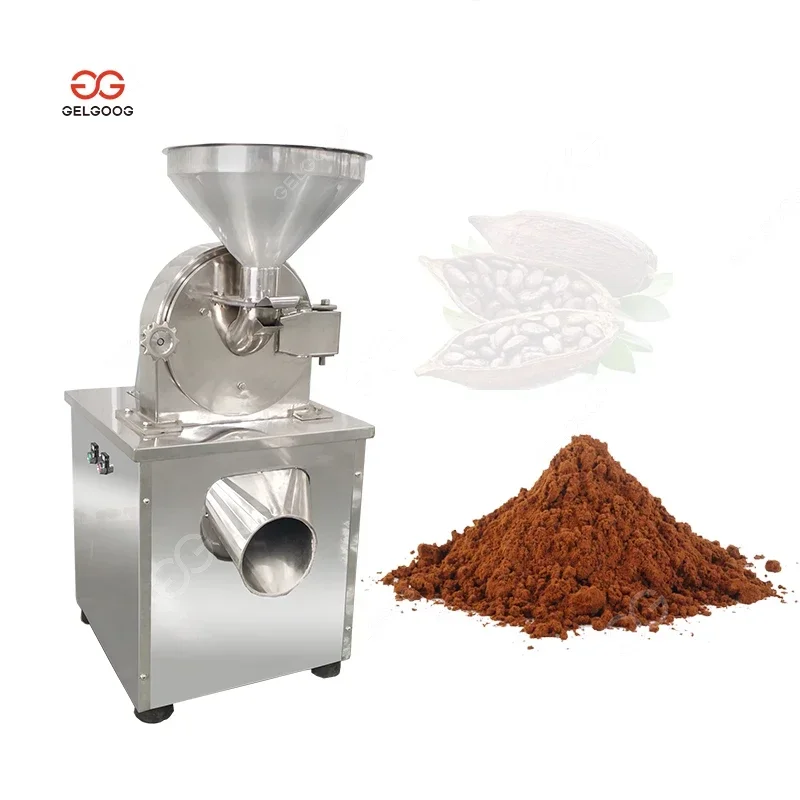 Stainless Steel Cacao Bean Mill Powder Milling Machinery Electric Cake Cocoa Grinding Machine