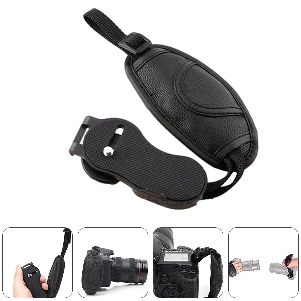 

2 Pcs Universal Camera Wrist Strap Bands Pu Adjustable Hand Grip Straps for Photographers