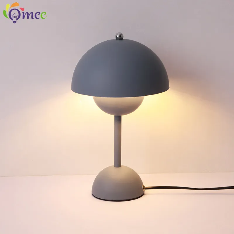 OMEE Blumen Knospe Tisch Lampe Nordic Luminaria Nacht Schreibtisch Lampen Blütenblatt Nachtlicht Wohnzimmer Tisch Dekoration Beleuchtung Lampara