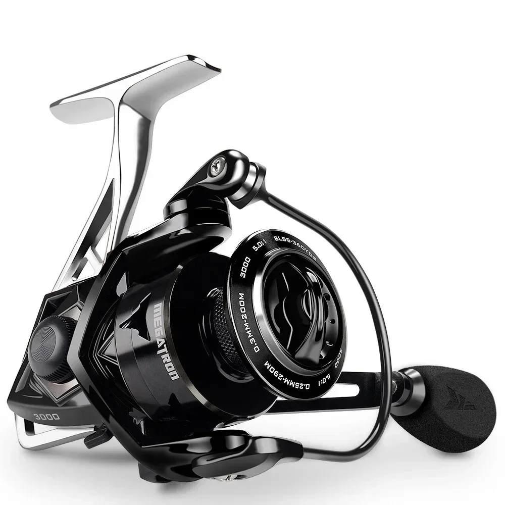 

Spinning Fishing Reel 18KG Max Drag 7+1 Ball Bearings Aluminum Spool Carbon Fiber Drag Saltwater Fishing Coil