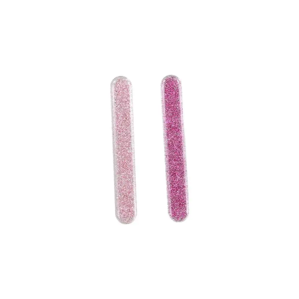 Портативная нано-стеклянная пилочка для ногтей, красочная прочная полоска для полировки ногтей, двухсторонняя блестящая полировальная палочка для маникюрного салона