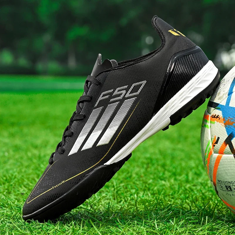 Mens Soccer Shoes Cleats TF/FG High Quality Professional Turf Kids Sneakers Training Match Football Boots Unisex Chuteira Campo