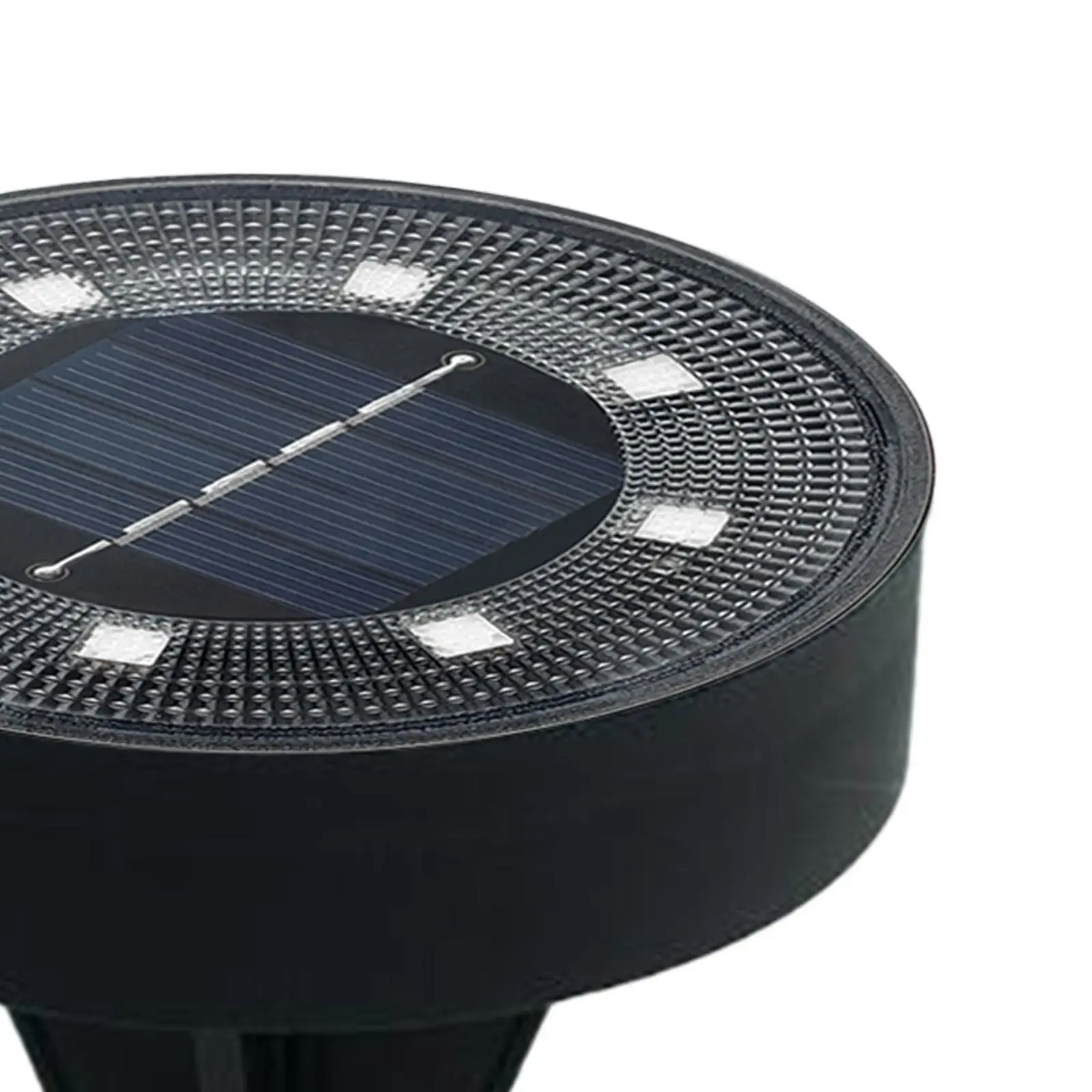 Luz solar de tierra IP68 Lámpara de decoración de jardín impermeable para patio de camino de césped