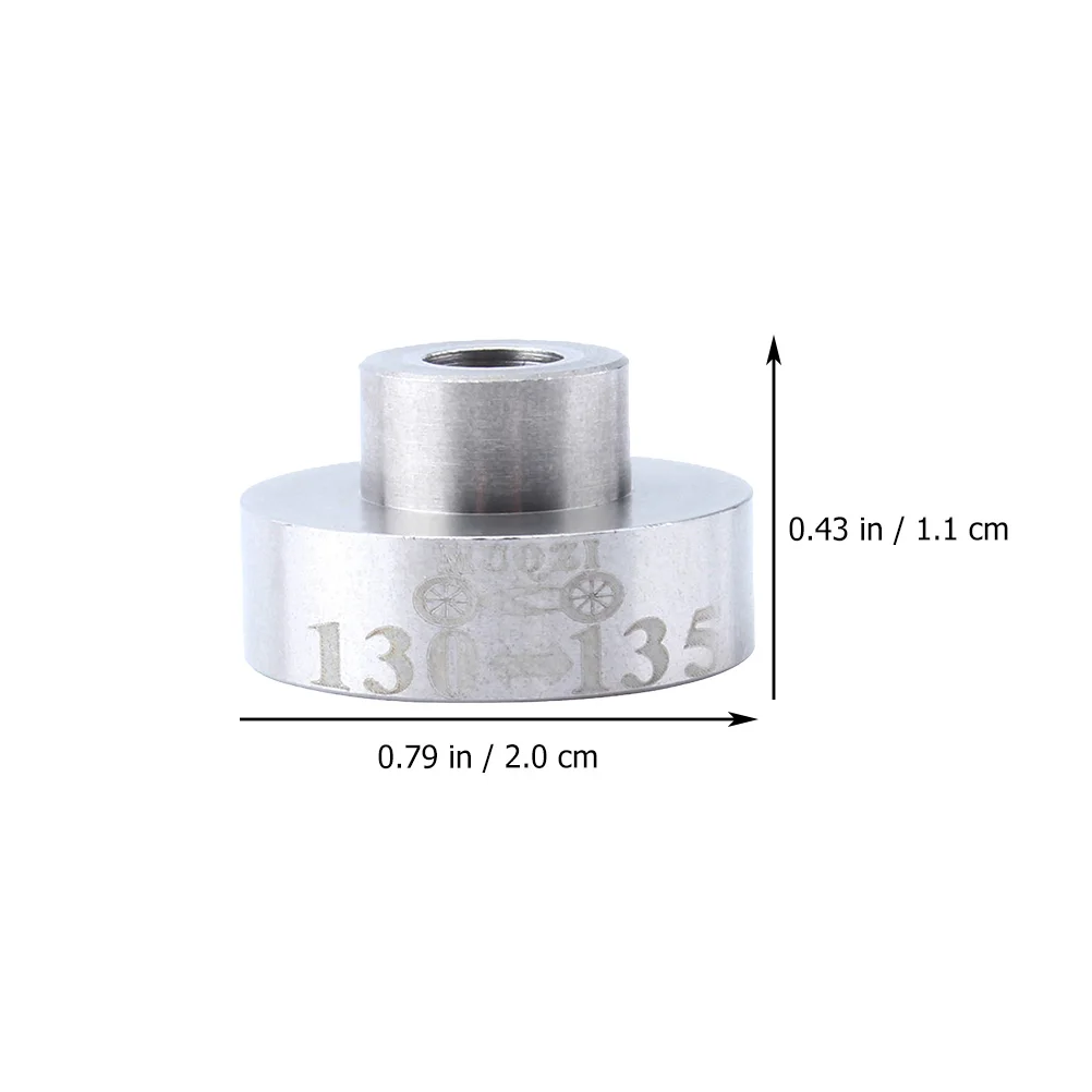 

2pcs Rear Hub Conversion Seat for Mountain Bike 130MM to 135MM Adapter Durable Stainless Steel Easy Installation