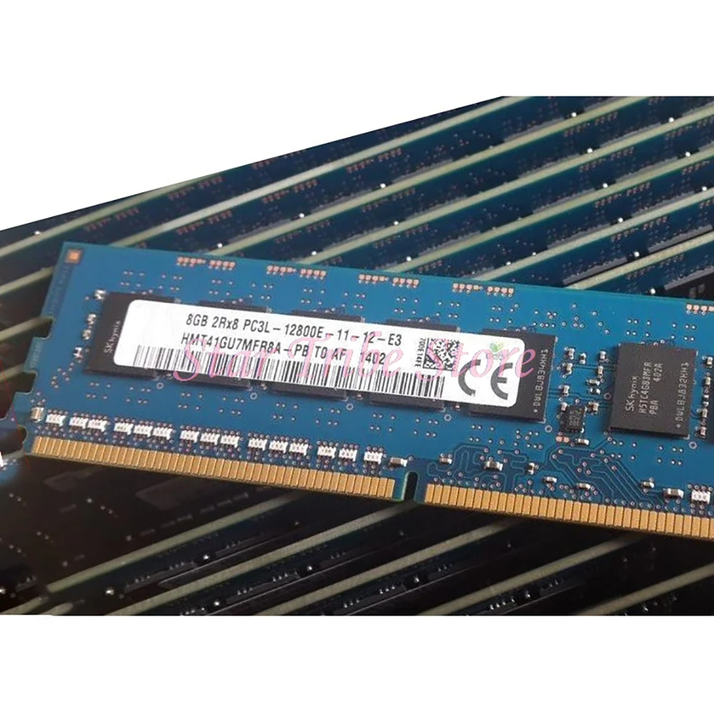 

1 шт. для SK Hynix RAM HMT41GU7MFR8A-PB HMT41GU7MFR8A 8 ГБ 8G DDR3L 1600 ECC PC3L-12800E UDIMM серверная память