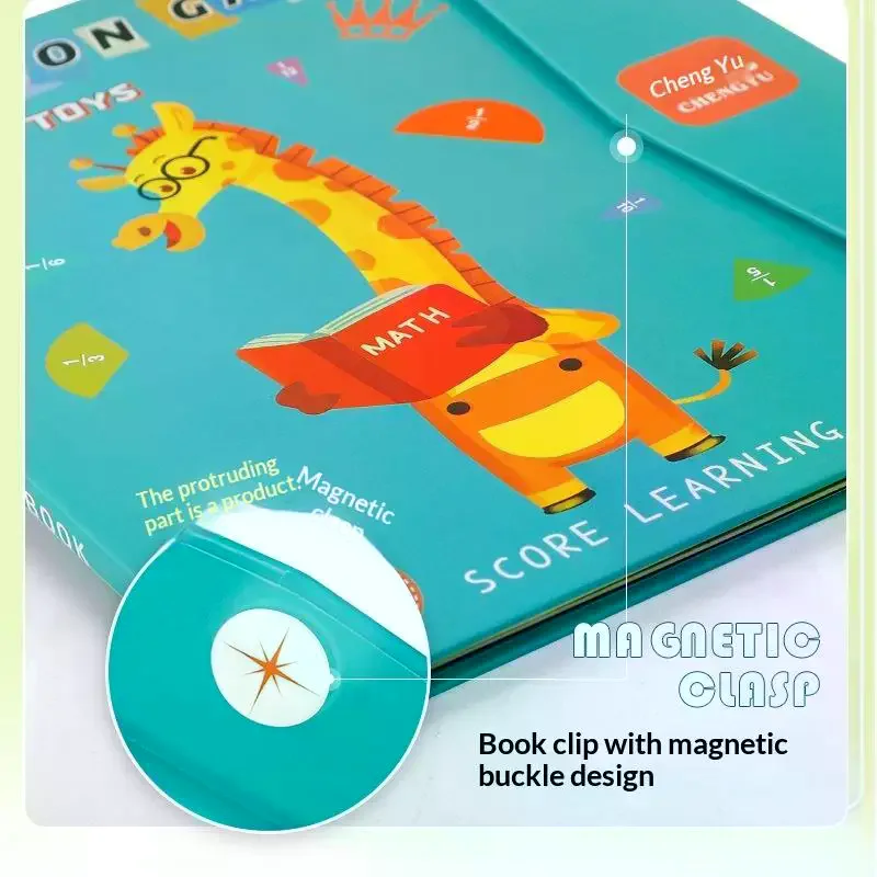 1 Zestaw Magnetycznych Zabawek Edukacyjnych dla Dzieci do Nauki Ułamków, Zabawka Edukacyjna do Nauki Arytmetyki dla Dzieci, Drewniany Zestaw Książek z Ułamkami