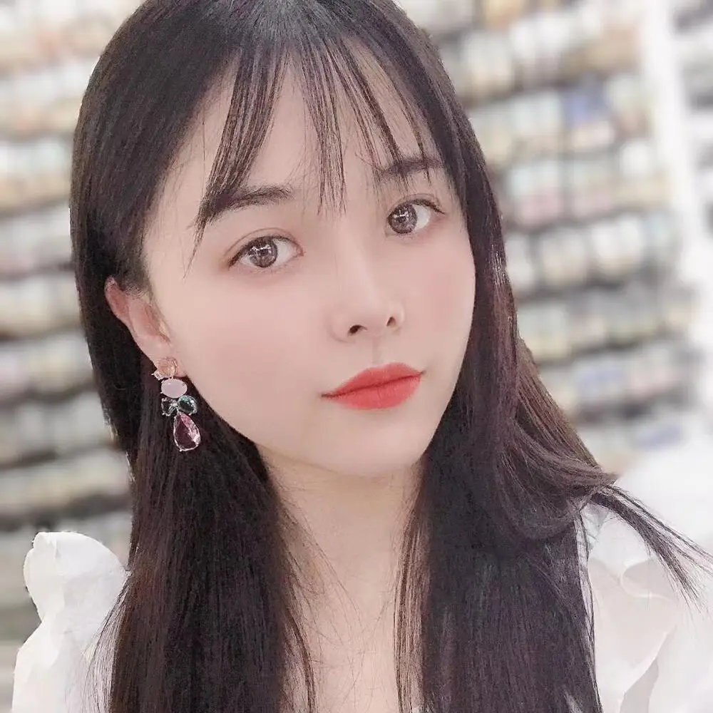 New Water Drop Dangle Women Fashion Cubic Zirconia Drop Earring Shining Color Big Stones Party Jewelry Wholesale