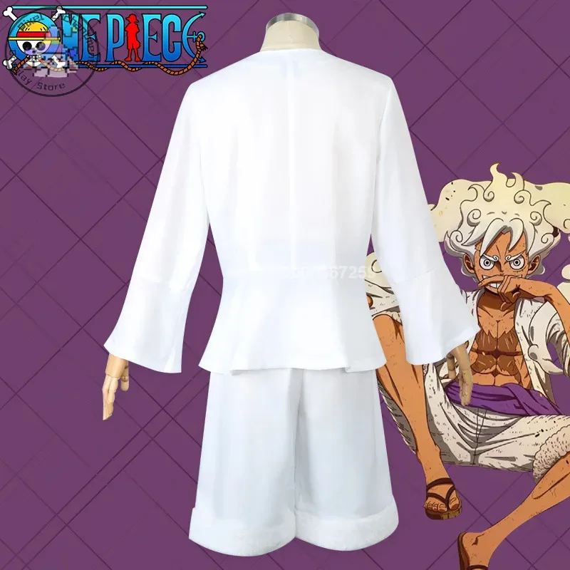 أزياء القرد D لوفي أنيمي التأثيرية نيكا لوفي والعتاد الخامس هيليوس نيكا وانو لعب الأدوار قبعة موحدة لحفلات الهالوين #3