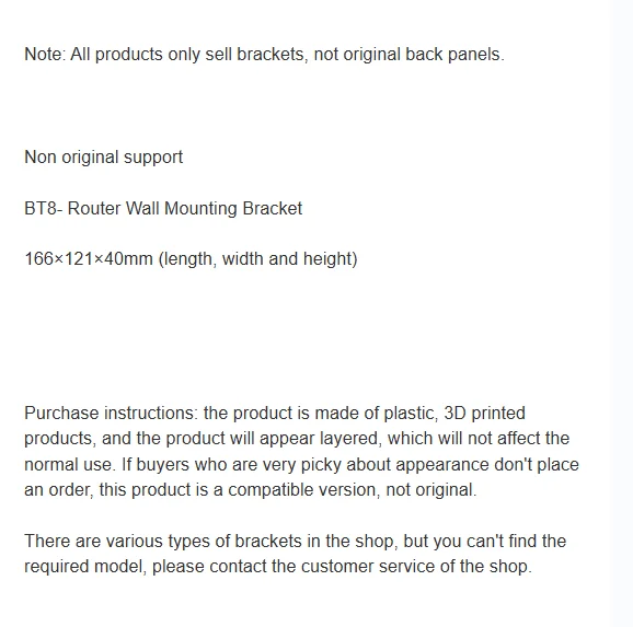 WYORESY for ASUS BT8 Wall‑Hanging Stand Hollow‑Out Structure Ensure Heat Dissipation For Long‑Term Router Operation
