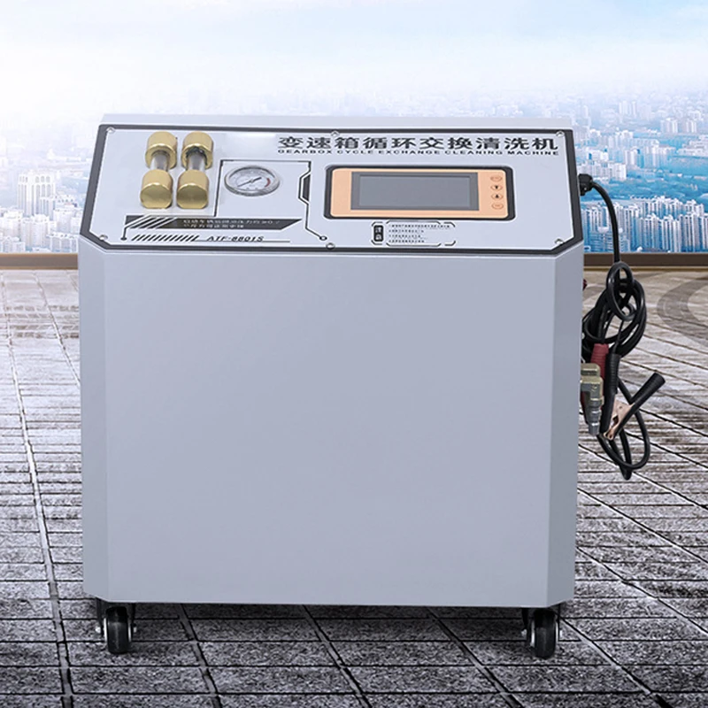 

Оборудование для замены масла автоматической коробки передач автомобиля. Маленькая интеллектуальная очистка и замена циркуляции масла коробки передач м.