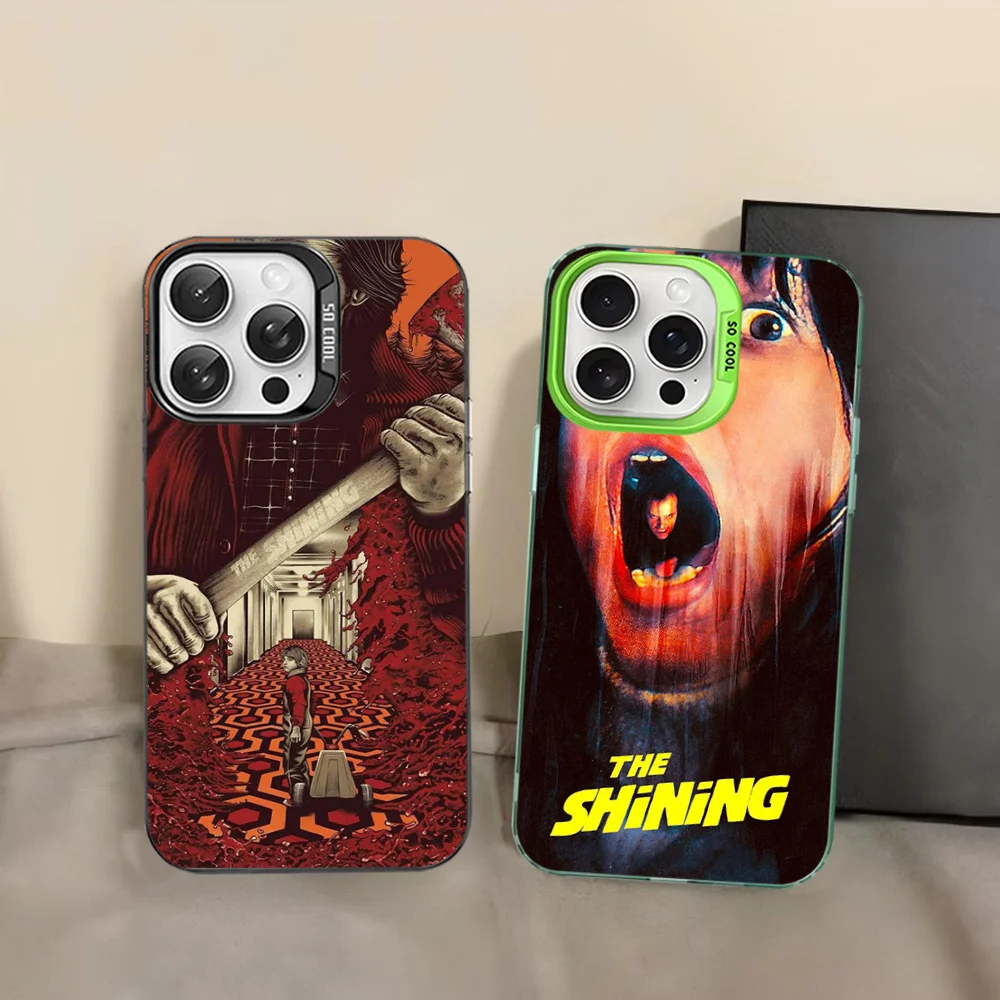 Сияющий чехол для телефона Movie для iPhone 16, 15, 14, 13, 12, 11 Pro Max X XR XSMAX 8 7 Plus, матовая противоударная задняя крышка