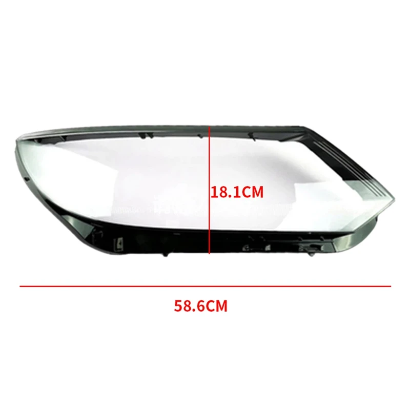 Car Front Right Light Lamp Cover Transparent Lampshade Headlight Cover Shell Mask Lens for- 2013-2017