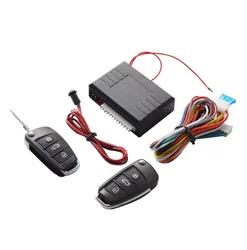 12V car remote control central control lock keyless entry system equipped with ammunition key embryo central control door lock