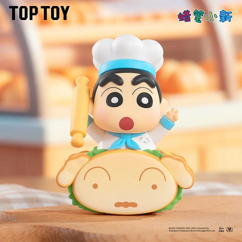

TOPTOY карандаш Shin-chan вкусная серия Kasukabe слепая коробка игрушки Kawaii аниме фигурка-сюрприз Mystery Box куклы подарок для девочки