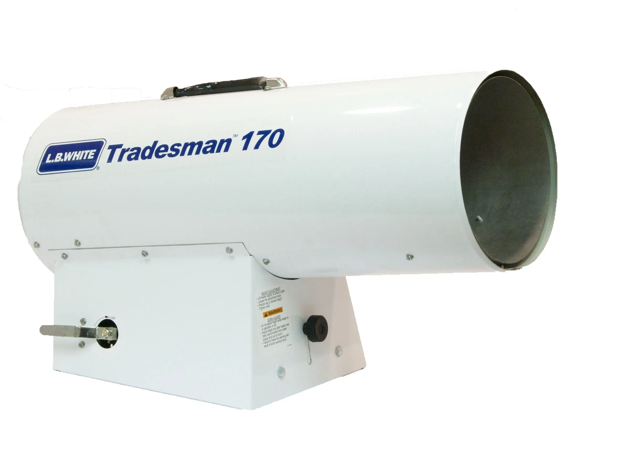 Tradesman CP170 Portable Propane LP Forced Air Heater — Torpedo Salamander Heater w/Thermostat for Indoor, Garage