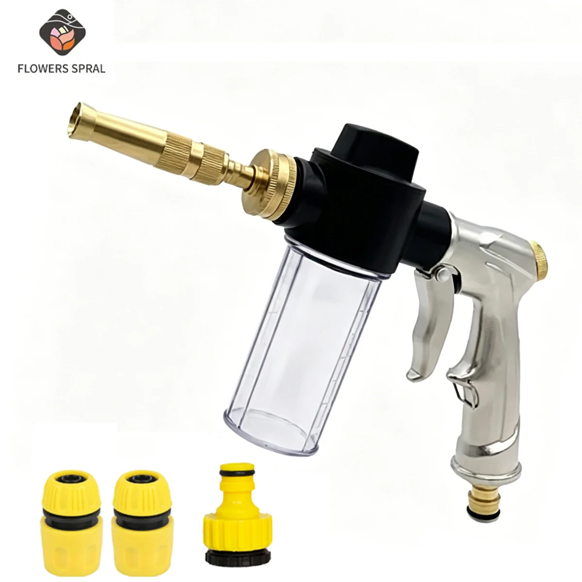 Pistolet d'arrosage de jardin haute pression, système d'irrigation, pulvérisateur pour lavage de voiture, accessoires de jardinage, lance d'arrosage, pistolets de lavage domestique