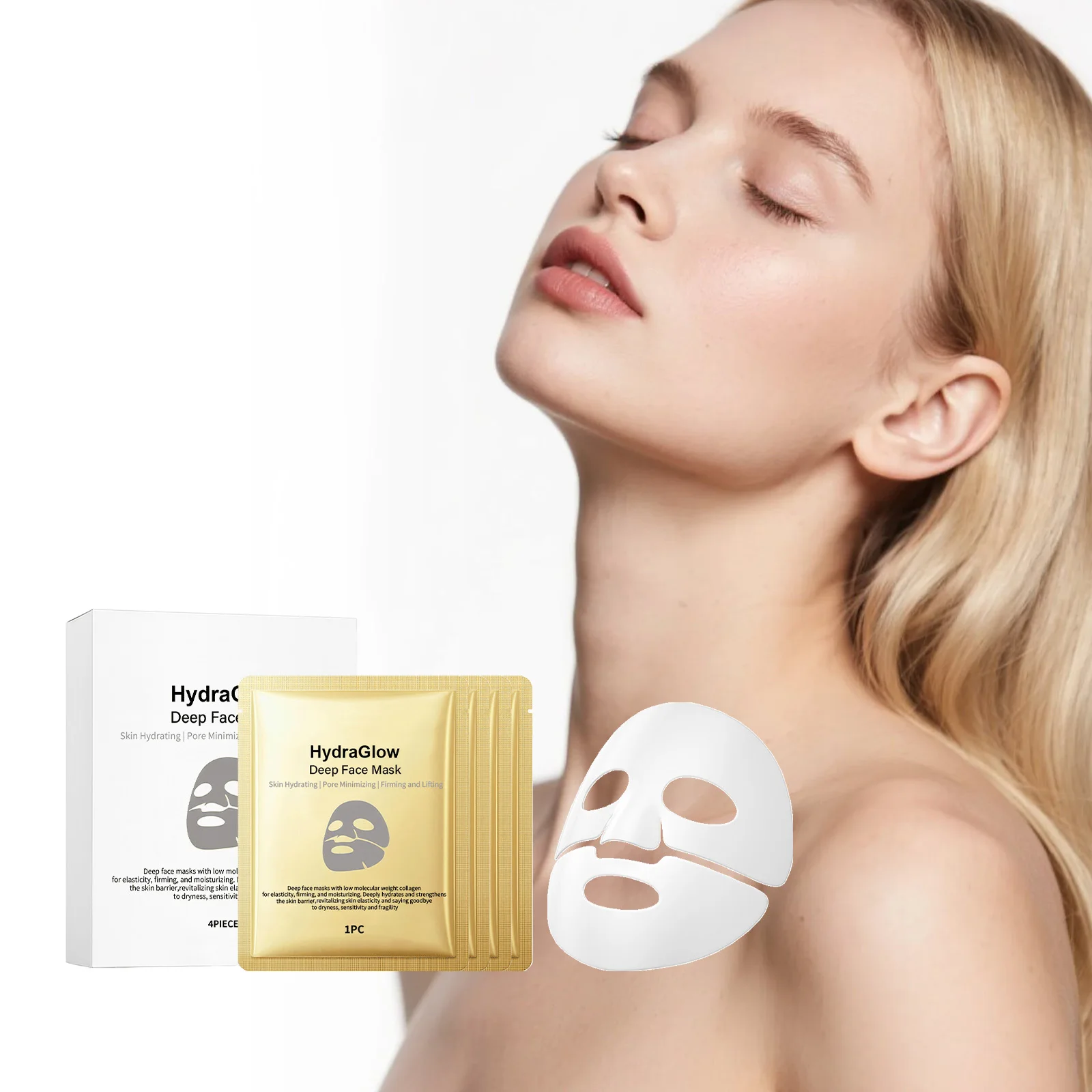 

Asiatic Centella Firm Facial Mask Promote Collagen Absorption Reduce Dullness Improve Skin Condition Long Lasting Hydration Mask