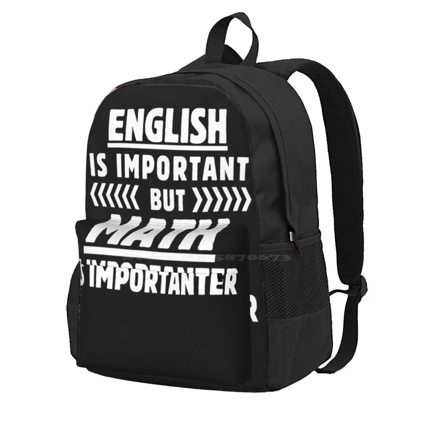 Math Lovers Hot Sale Schoolbag Backpack Fashion Bags Mathematics Algebra Math Teacher Mathemation Mathematician Math Lover Math