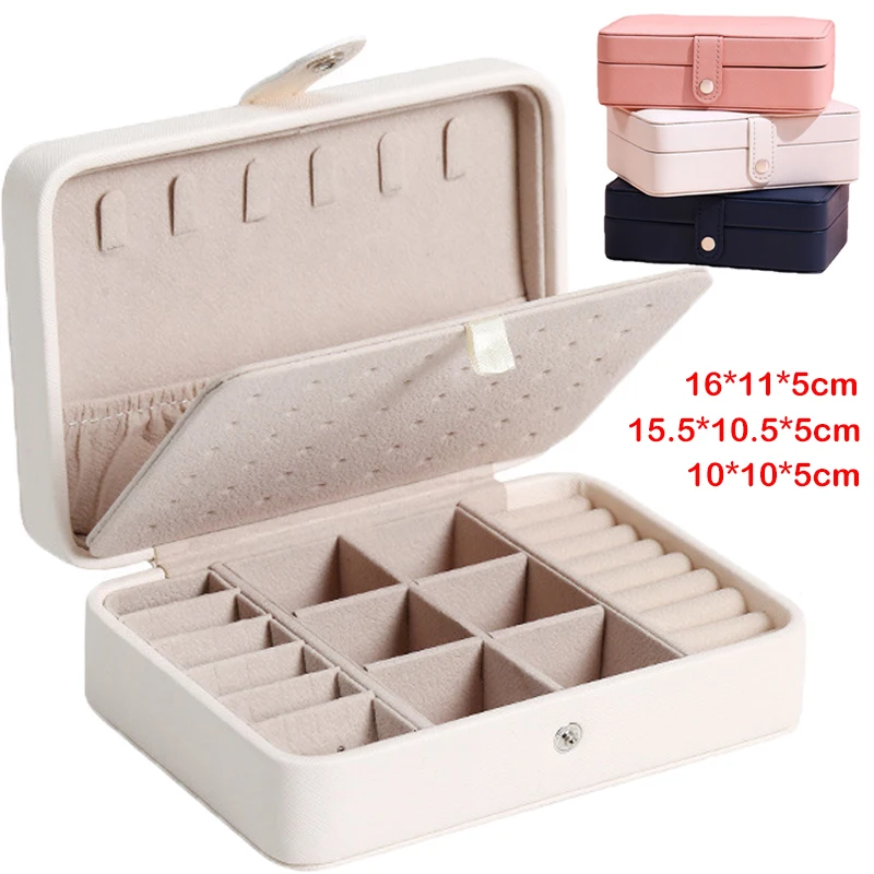 

Portable Jewelry Storage Box 2023 New High-end Exquisite Large Capacity Travel Jewelry Bag Jewelry Box Organizer
