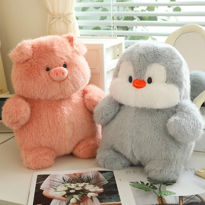 High Quality Hot Selling With Sleeping Animal Series Plush Toys Otter Pig Penguin Koala Rabbit Elephant Dog Plush Doll Pillow