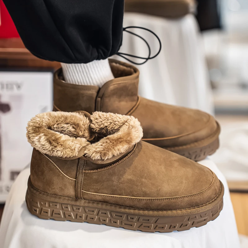 Men Winter Snow Boo… - image