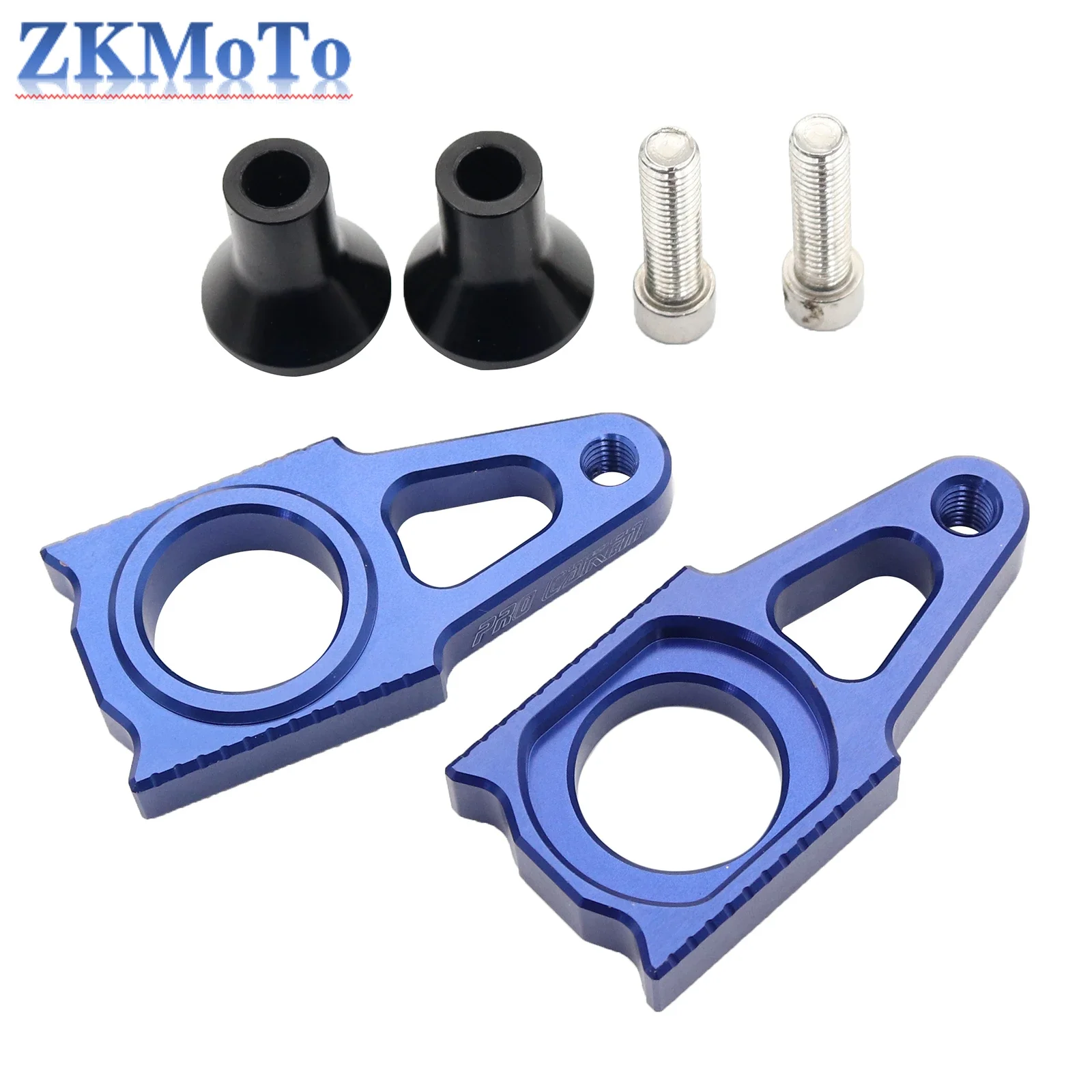 Motorcycle CNC Rear Adjuster Block Chain For Yamaha YZ125 YZ250 YZ250F YZ450F YZ125X YZ250X YZ250FX YZ450FX WR250F WR450F YZ WR