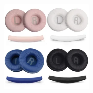 1 Set Bantalan Telinga Pengganti Bantalan Telinga Penutup Ikat Kepala Atas untuk Headset Headphone JBL T450BT T500BT Tune600 660 510BT 10 penutup earphone penjualan terbaik - №