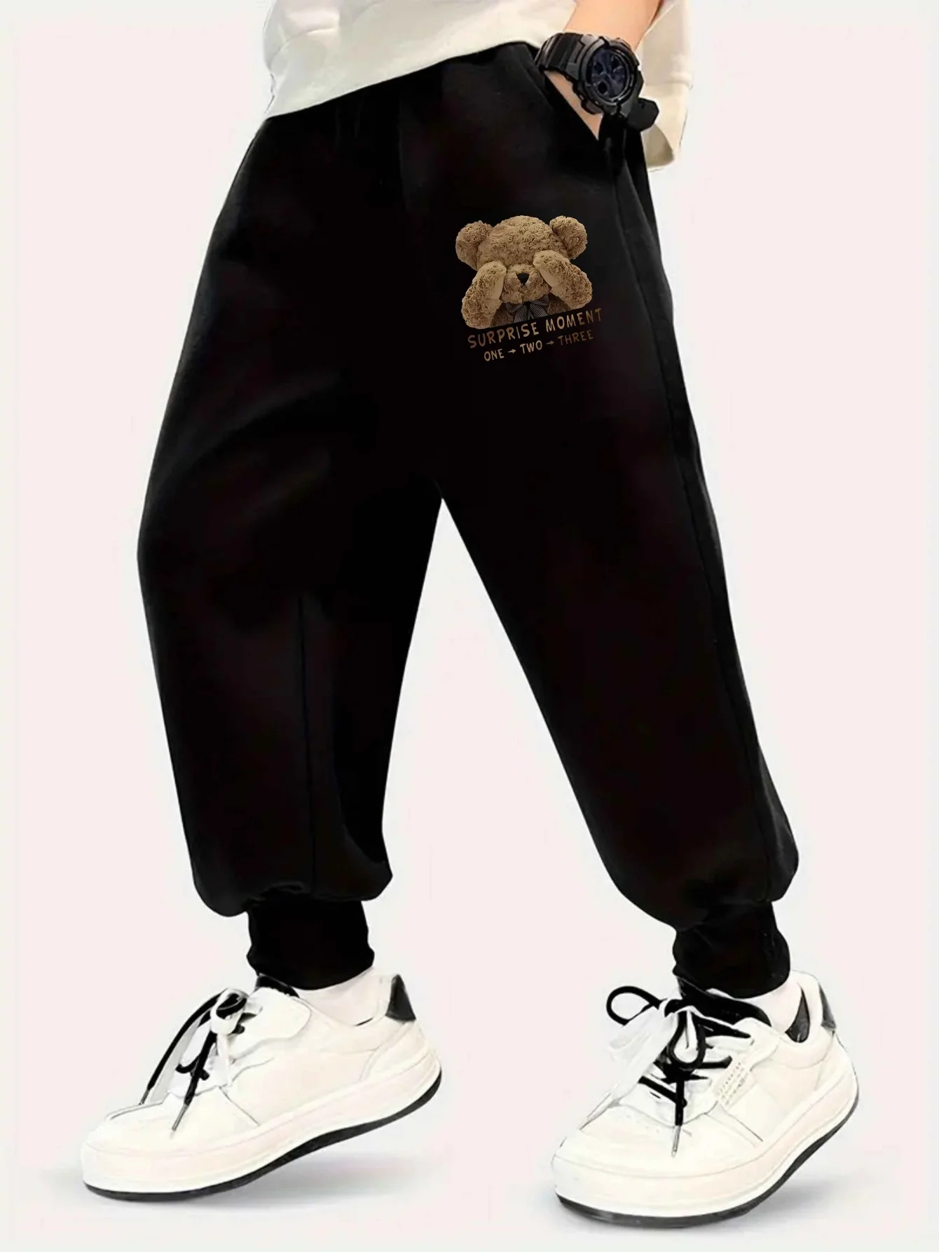 Autumn/Winter New Arrival Christmas Children's Long Pants, Fleece-Lined Long Pants for Teenagers, Ideal for Outdoor Activities